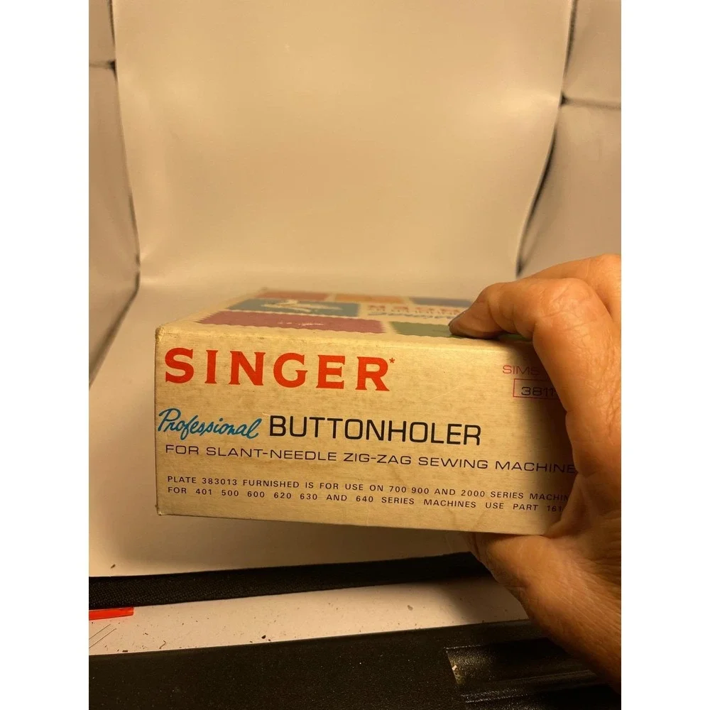 Vintage Professional Buttonholer by Singer Slant Needle Zig Zag Machines